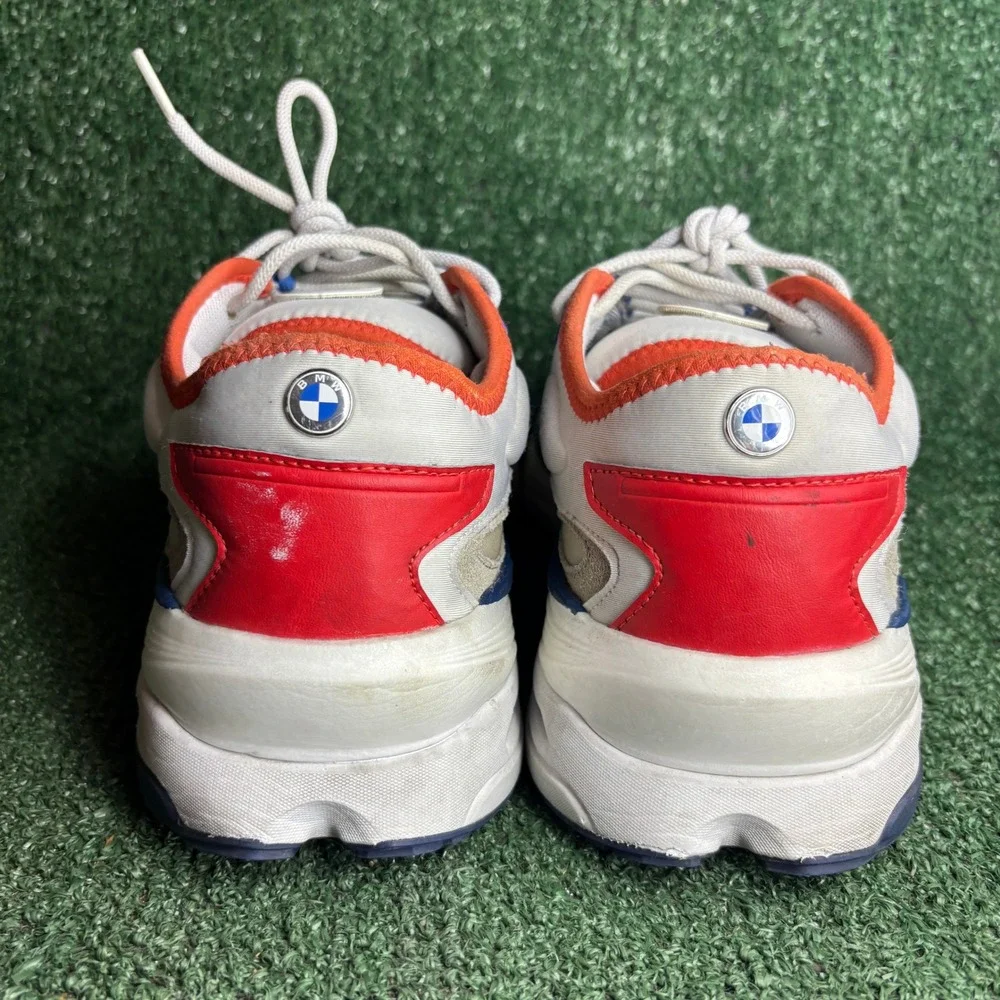 Puma X BMW Motorsport Extent Nitro Racing Sneaker White Strong Blue Mens Size 11